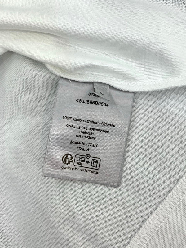 Dior Crew Neck Short-sleeved T-shirt White in Cotton 232887