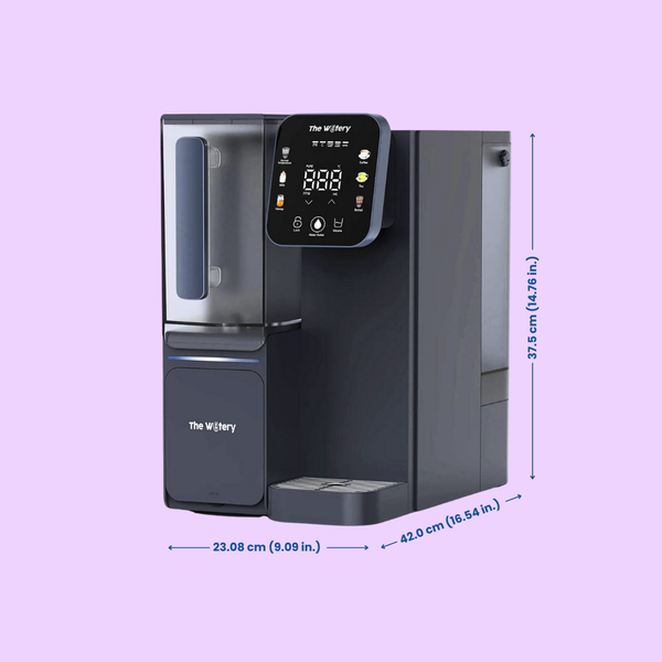 Watery PureHeat RO Dispenser – Osmosi inversa a 4 stadi + Monitoraggio della qualità dell'acqua