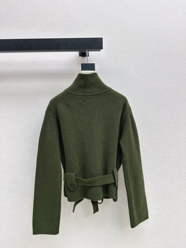 MAX MARA 25S STAND COLLAR CARDIGAN COAT 037