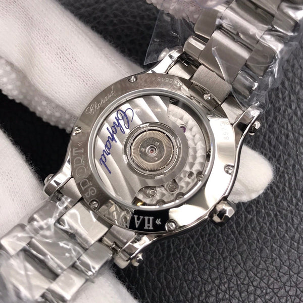 HAPPY DIAMOND AUTOMATIC STAINLESS STEEL CASE PINK DIAL
