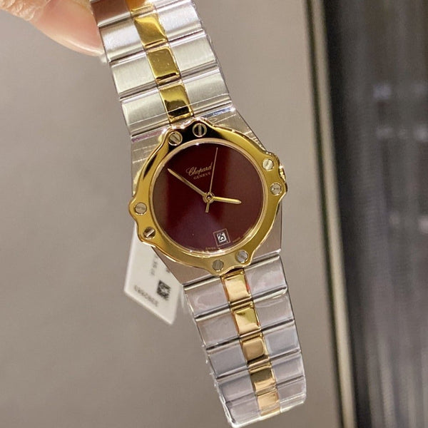 ST MORITZ 28MM QUARTZ GOLD STEEL