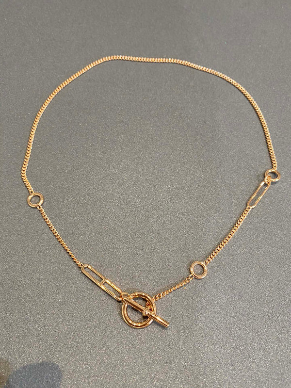 ECHAPPEE PINK GOLD NECKLACE