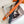 H AGORA BELT 32MM BLACK ORANGE LEATHER