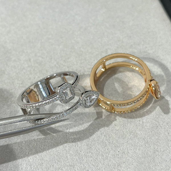 MY TWIN DOUBLE ROW RING