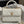 CC TRENDY 20CM WHITE LAMBSKIN GOLD HARDWARE