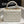 CC TRENDY 20CM WHITE LAMBSKIN GOLD HARDWARE