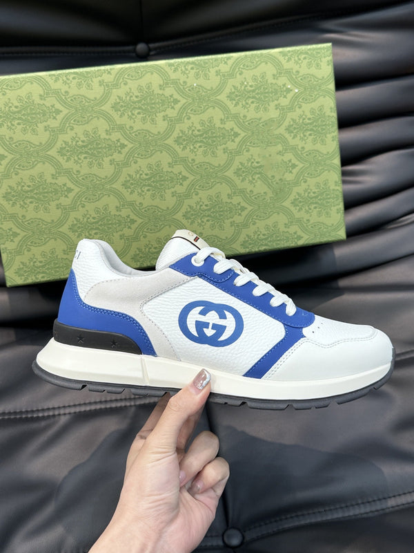 GG TRAINERS BLUE WHITE