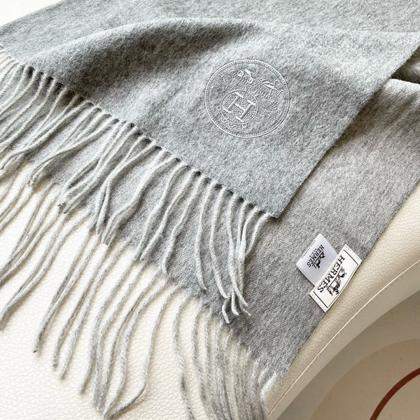 HM 25 200cm Scarf Gray Cashmere 825630