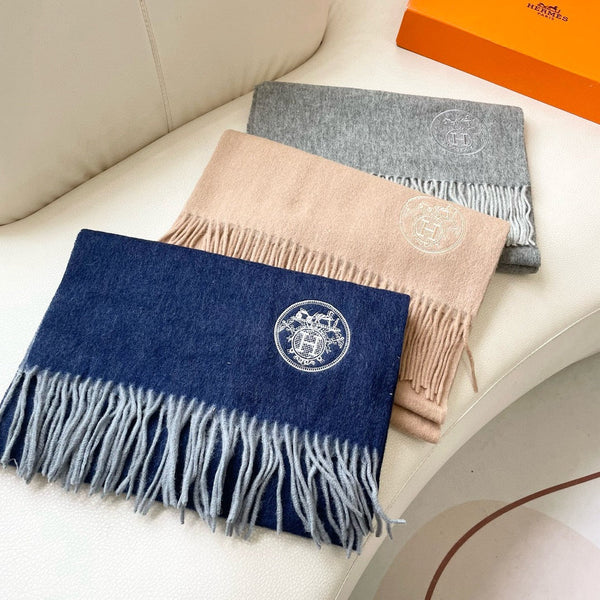 HM 25 200cm Scarf Beige Cashmere 825629