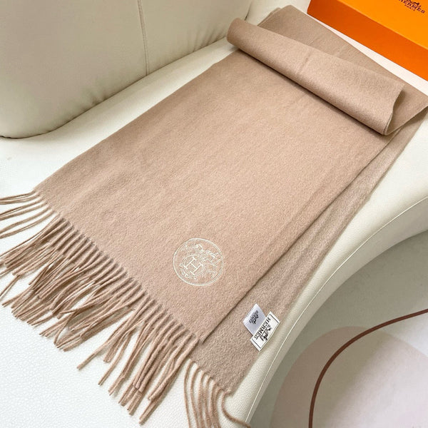 HM 25 200cm Scarf Beige Cashmere 825629