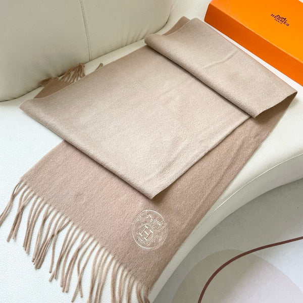 HM 25 200cm Scarf Beige Cashmere 825629