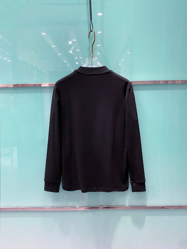Gucci 25 Velvet Micro-Plush Half-Turtleneck Bottoming Shirt 106330