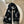 LV Reykjavik Scarf 170cm Black Gray Cashmere 839547