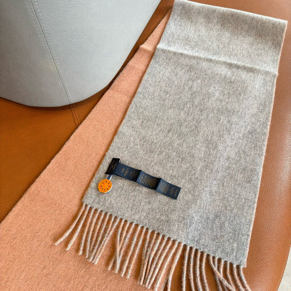 LV Scarf 180cm Double-Sided Sheep Wool 838268