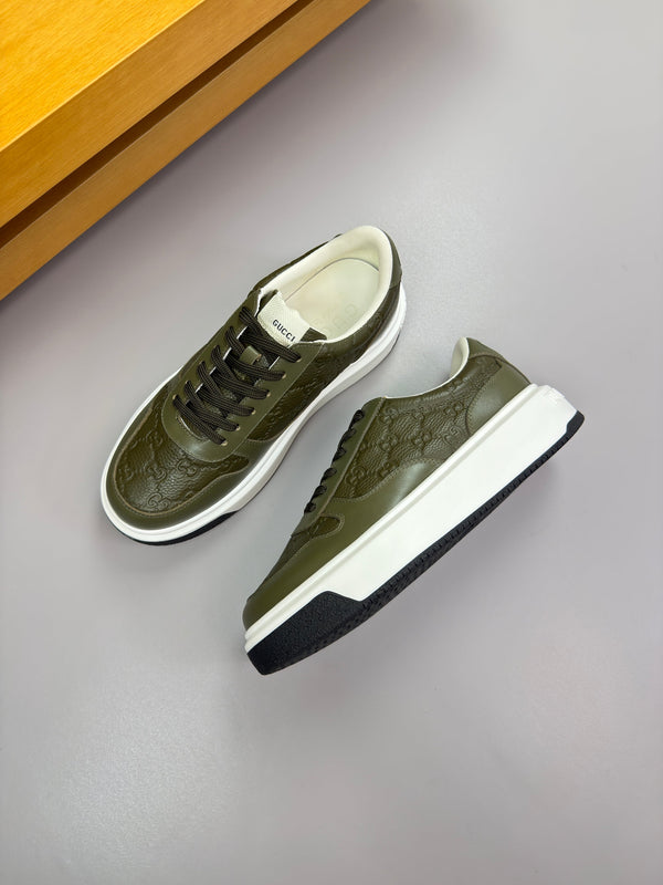 GG SNEAKER GREEN NAPPA LEATHER 194569