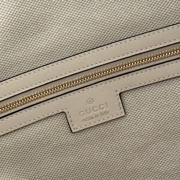 GG 25FW Beatrix Handbag 40cm White Calfskin GHW