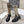 CD Hight Stocking Riding Boots Taupe Black Cowhide 565793