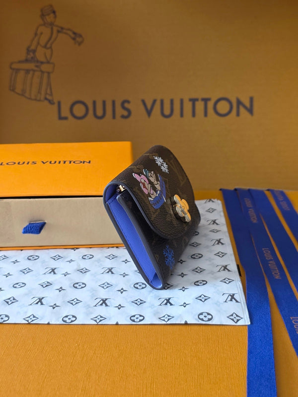 LV Christmas Collection Rosalie Wallet Brown Monogram Canvas 274906