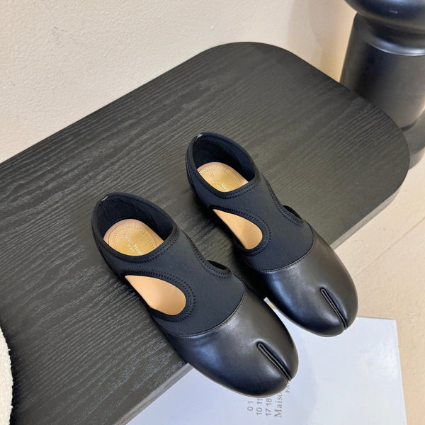 Maison Margiela 26 New Split-Toe Black Sheepskin 580458