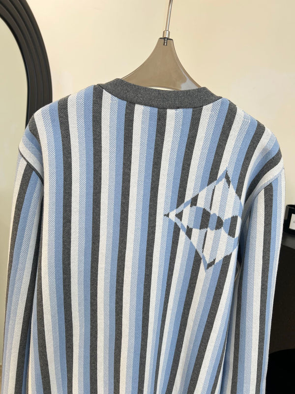 LV Striped Knit Cardigan 799113
