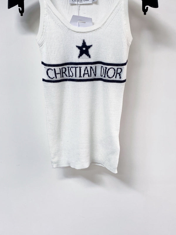 Dior Vest White in Wool 204061