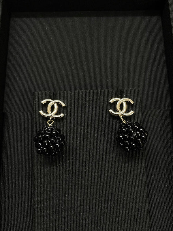 CC Beaded Drop earrings
