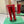 BLC Cagole Knee-High Boots 9.5cm Red Leather 985492