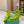 BLC Cagole Mid-Calf Boots 5cm Neon Green Leather 985476