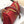 19 FLAP BAG 26 RED LAMBSKIN GOLD HARDWARE