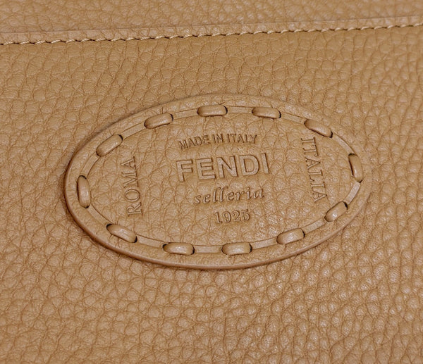 PEEKABOO ISEEU 33 IN CIDER BROWN GRAINED CALFSKIN SILVER HARDWARE