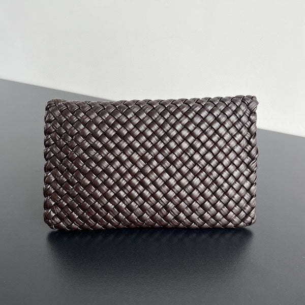 MINI COBBLE 20 BAG IN DARK BROWN LAMBSKIN