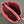 BV Small Cobble Top Handle 23cm Dark Red Lambskin