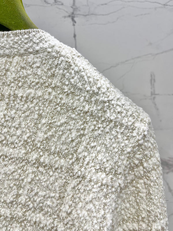 Gucci 2025 Cardigan Cream White Wool