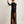 Stand-Collar Pleated Slit Jersey Dress