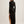 Stand-Collar Pleated Slit Jersey Dress