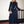 Metal Detail Long-Sleeve Ruched Maxi Dress