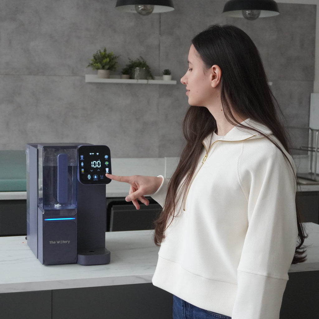 Watery PureHeat RO Dispenser – Osmosi inversa a 4 stadi + Monitoraggio della qualità dell'acqua