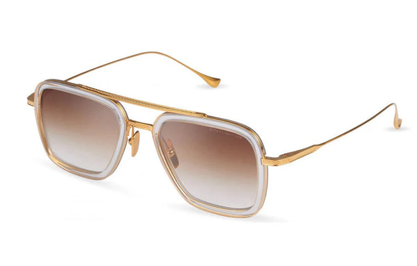 Dita Flight.006 Sunglasses Gold Gradient Brown Metal