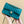FLAP BAG 23CM GEM GREEN LAMBSKIN GOLD HARDWARE