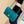 FLAP BAG 23CM GEM GREEN LAMBSKIN GOLD HARDWARE
