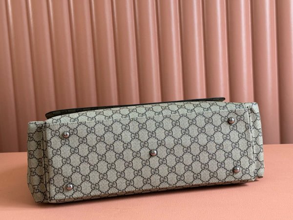 GC Large Changing Bag Beige Ebony Monogram Canvas