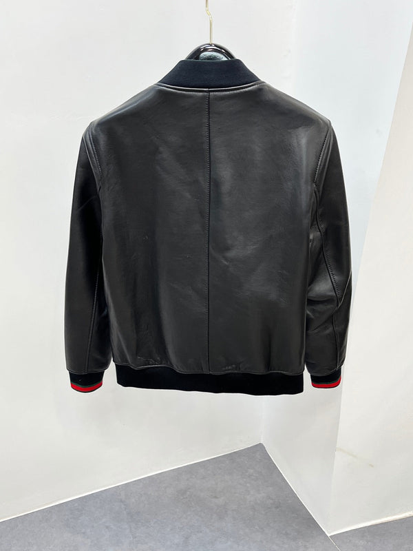 Gucci Nappa leather zip jacket