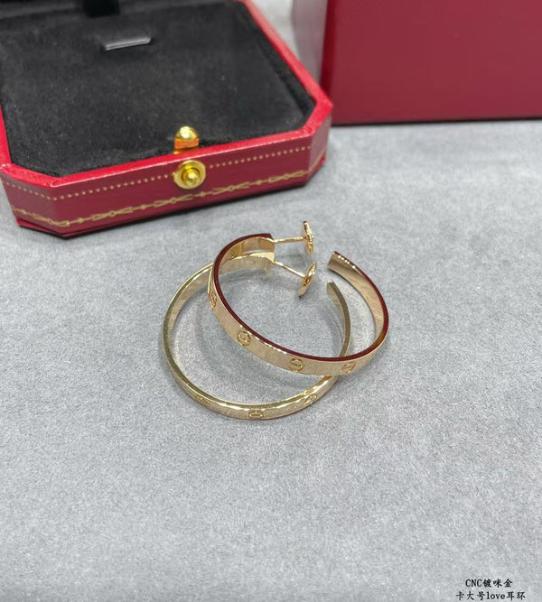 LOVE HOOP EARRING