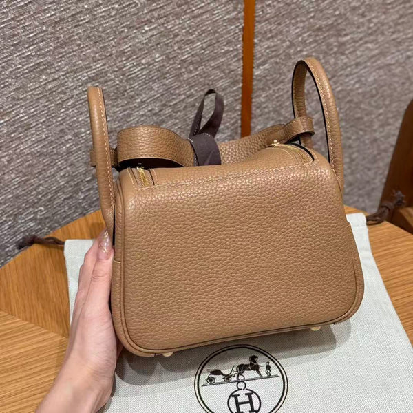 HM Mini Lindy 19cm Camel Leather