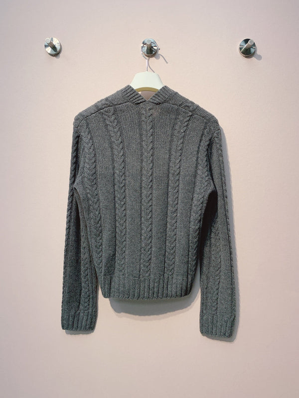 Loewe 2025 Sweater Gray and Brown Wool 315946