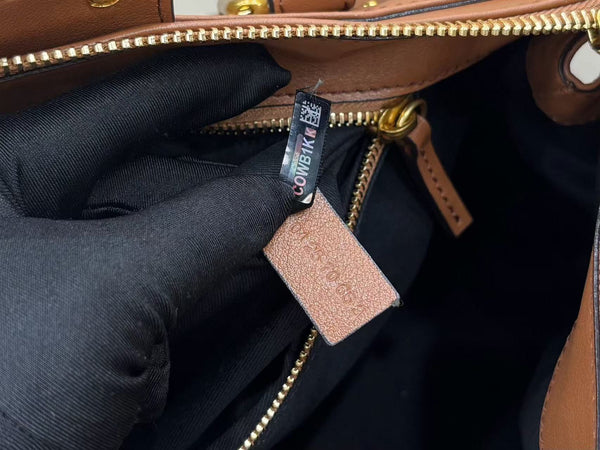 Chloe 2025 Paddington Bag Brown Grained Leather