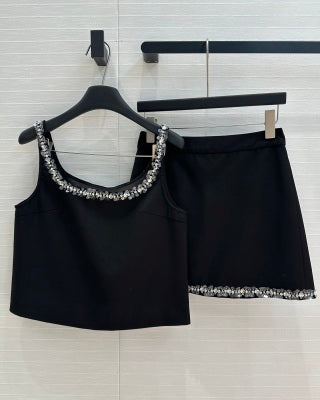 Gucci Vest Set Black Cotton