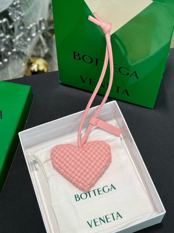 Bottega Veneta Heart Charm Lambskin