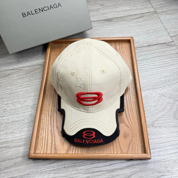 Balenciaga Baseball Cap With Distressed Logo 240584