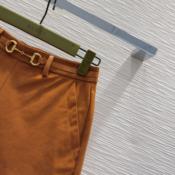 Gucci 2025 Short Brown Polyester Fiber